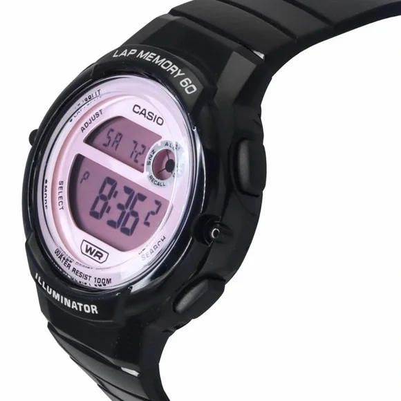 Casio Black and Pink Digital Timepiece #161 display picture 3